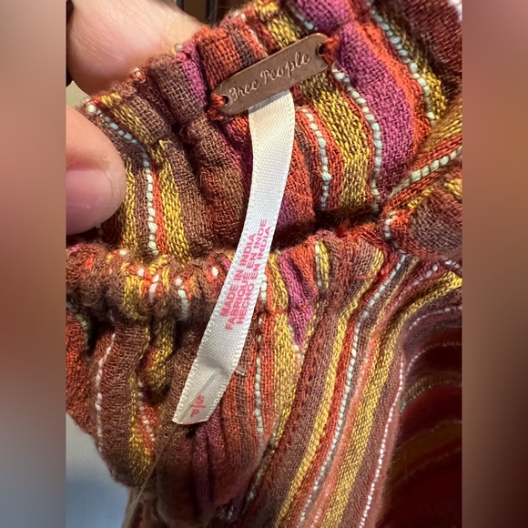 NWT Free People Women's Red Clay Combo Sundaze For Surfin Jumpsuit - S - Picture 8 of 11